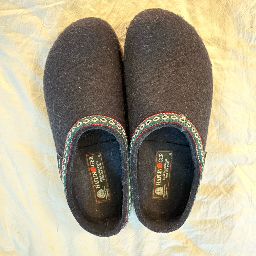 Haflinger Boiled Wool Clogs